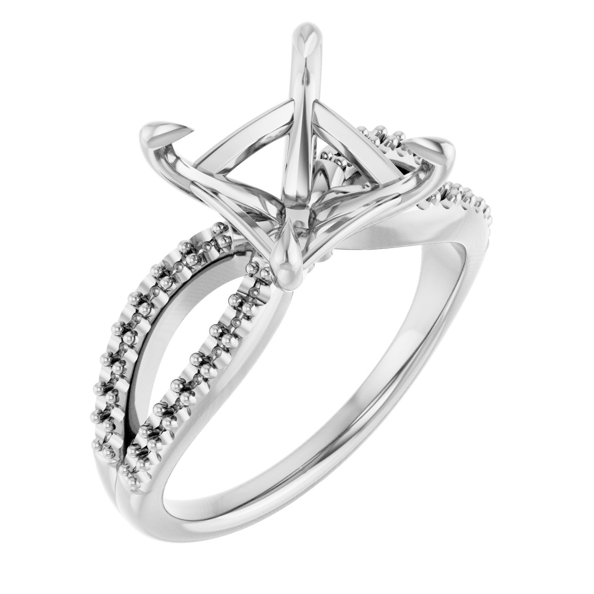 Claw-Prong Engagement Ring