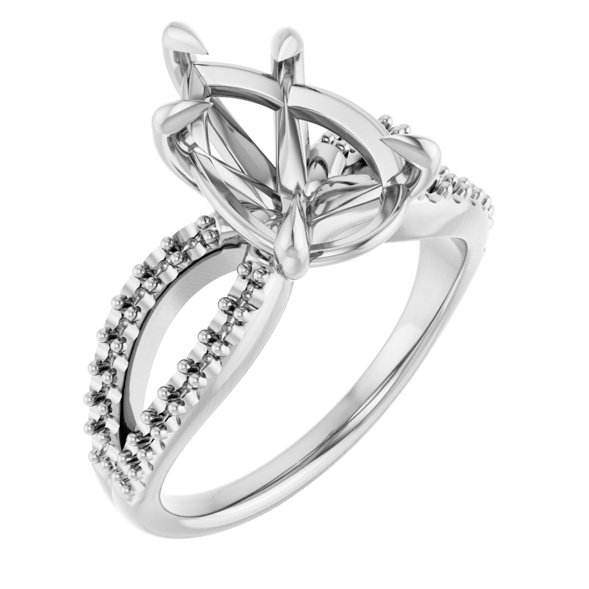 Claw-Prong Engagement Ring