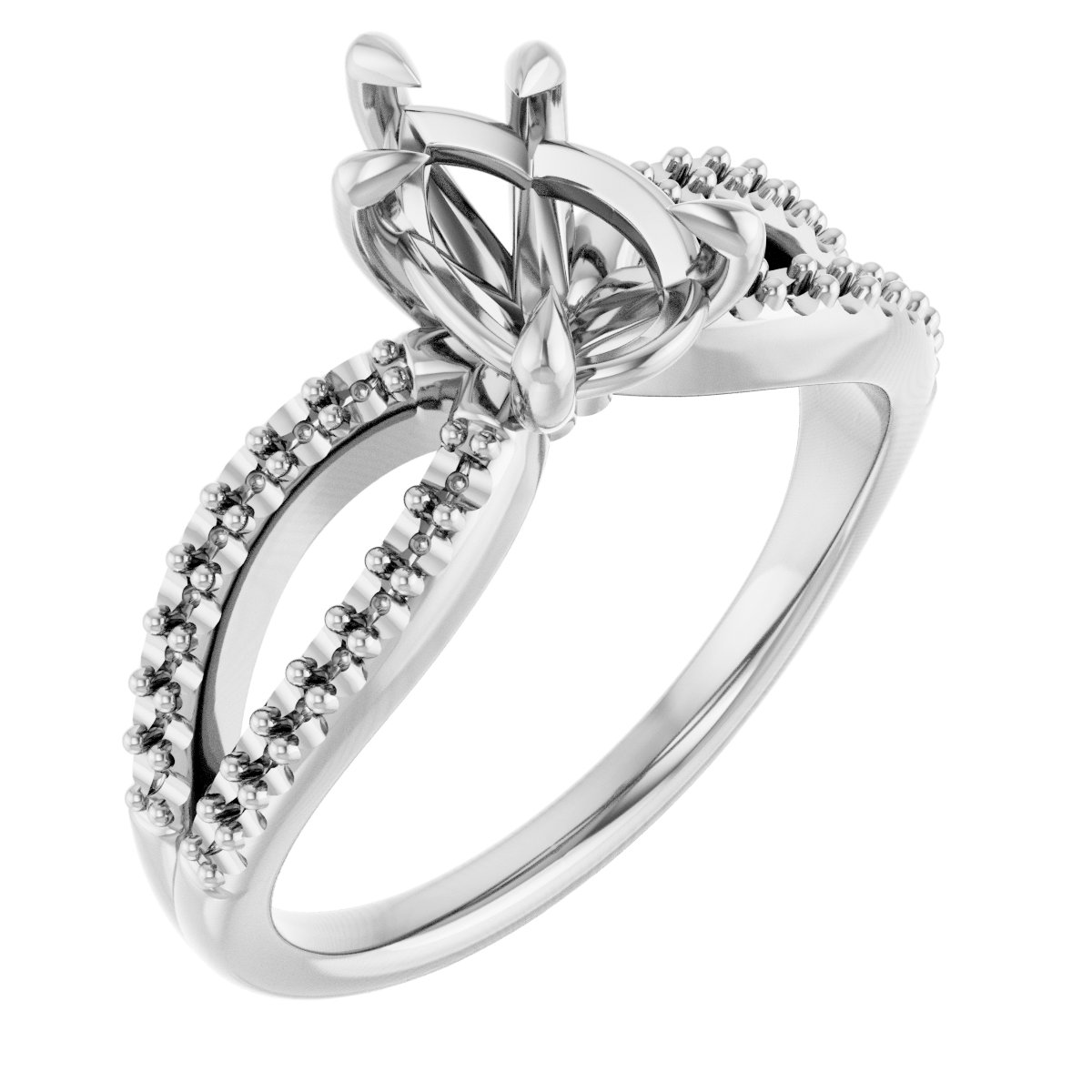 Claw-Prong Engagement Ring