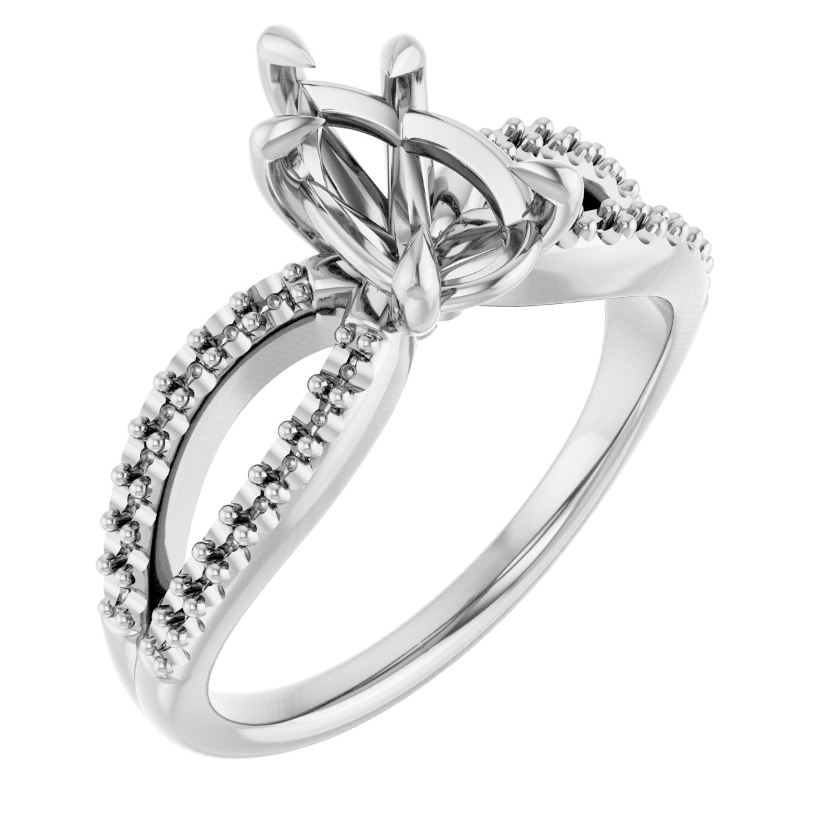 Claw-Prong Engagement Ring