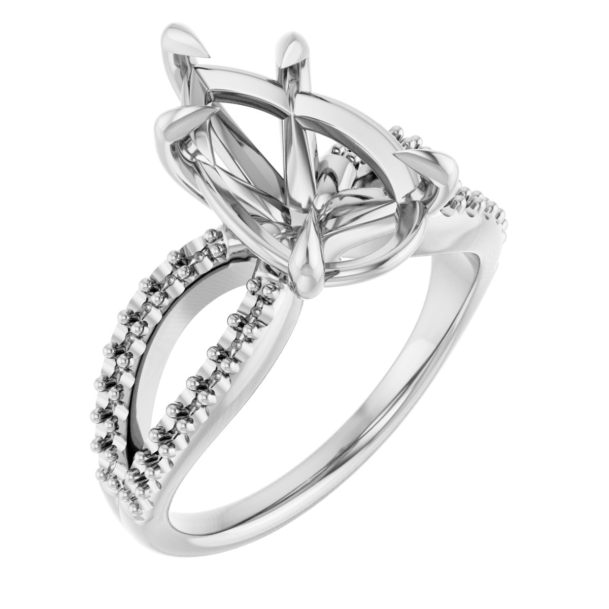Claw-Prong Engagement Ring
