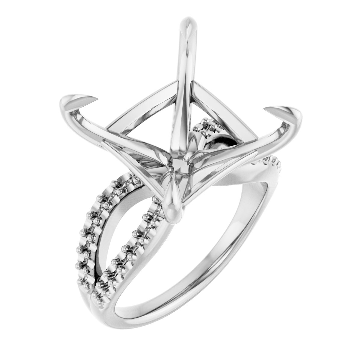 Claw-Prong Engagement Ring