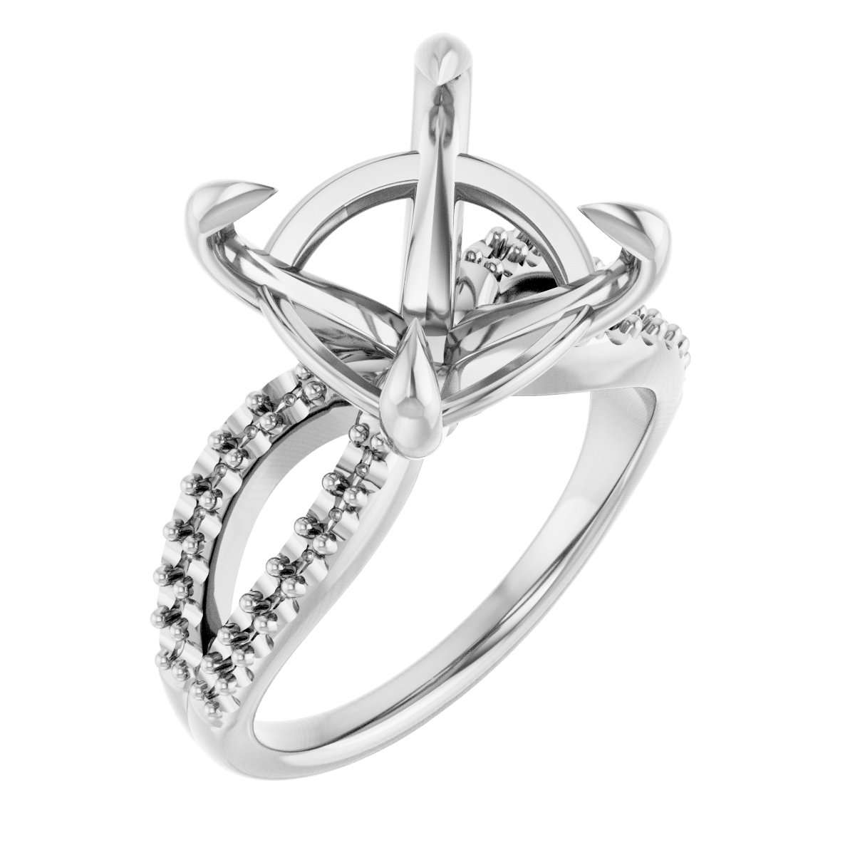 Claw-Prong Engagement Ring