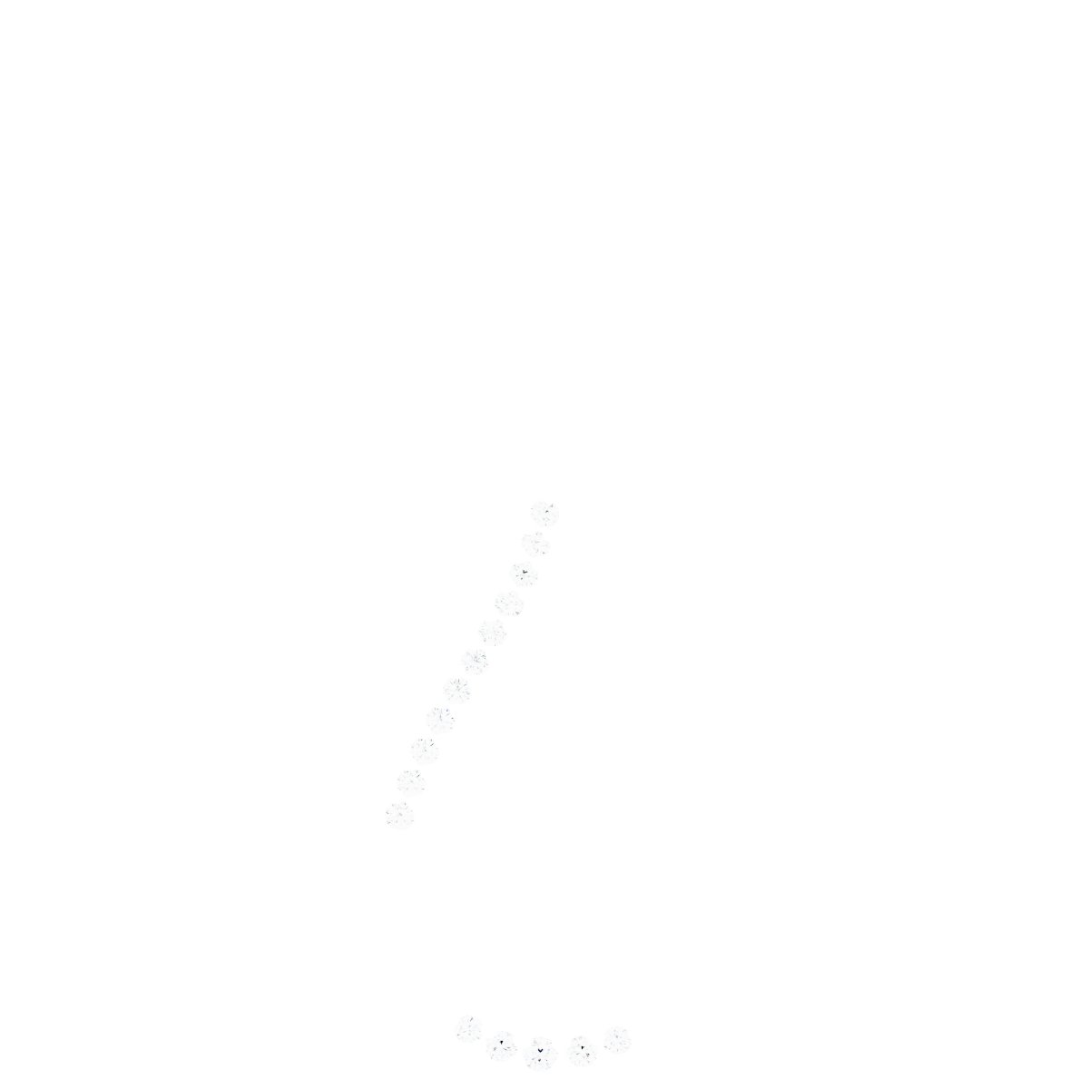 14k White Gold