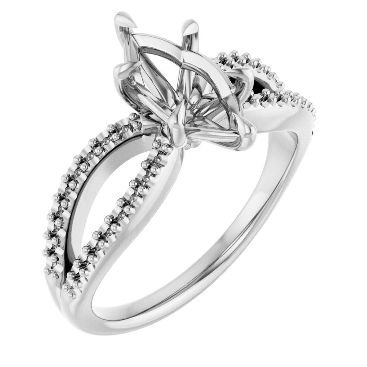 Claw-Prong Engagement Ring