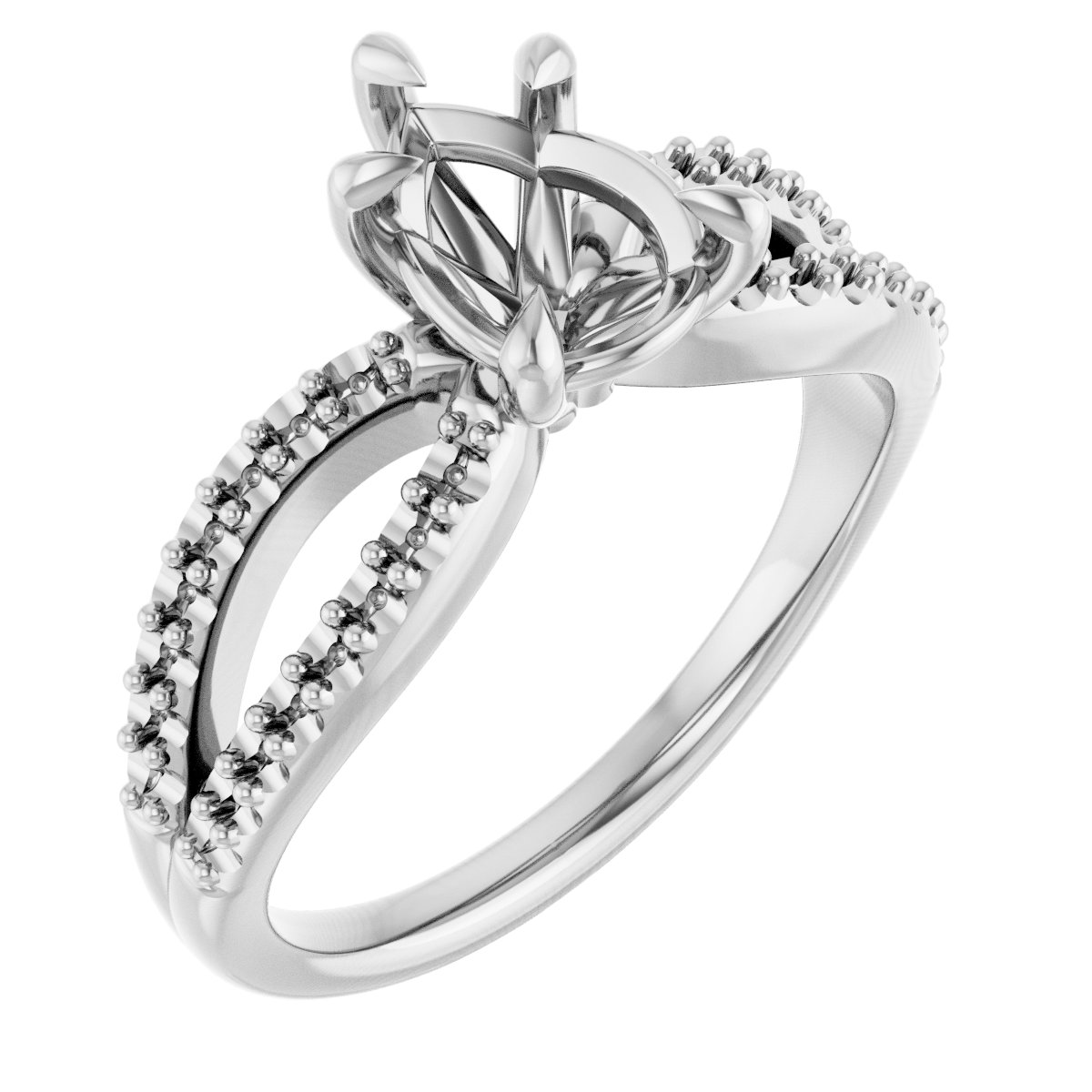 Claw-Prong Engagement Ring
