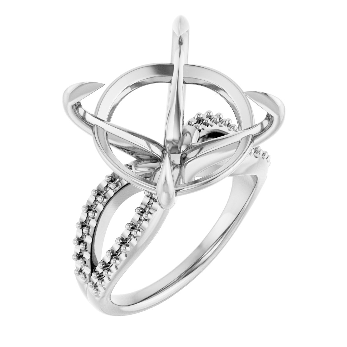 Claw-Prong Engagement Ring