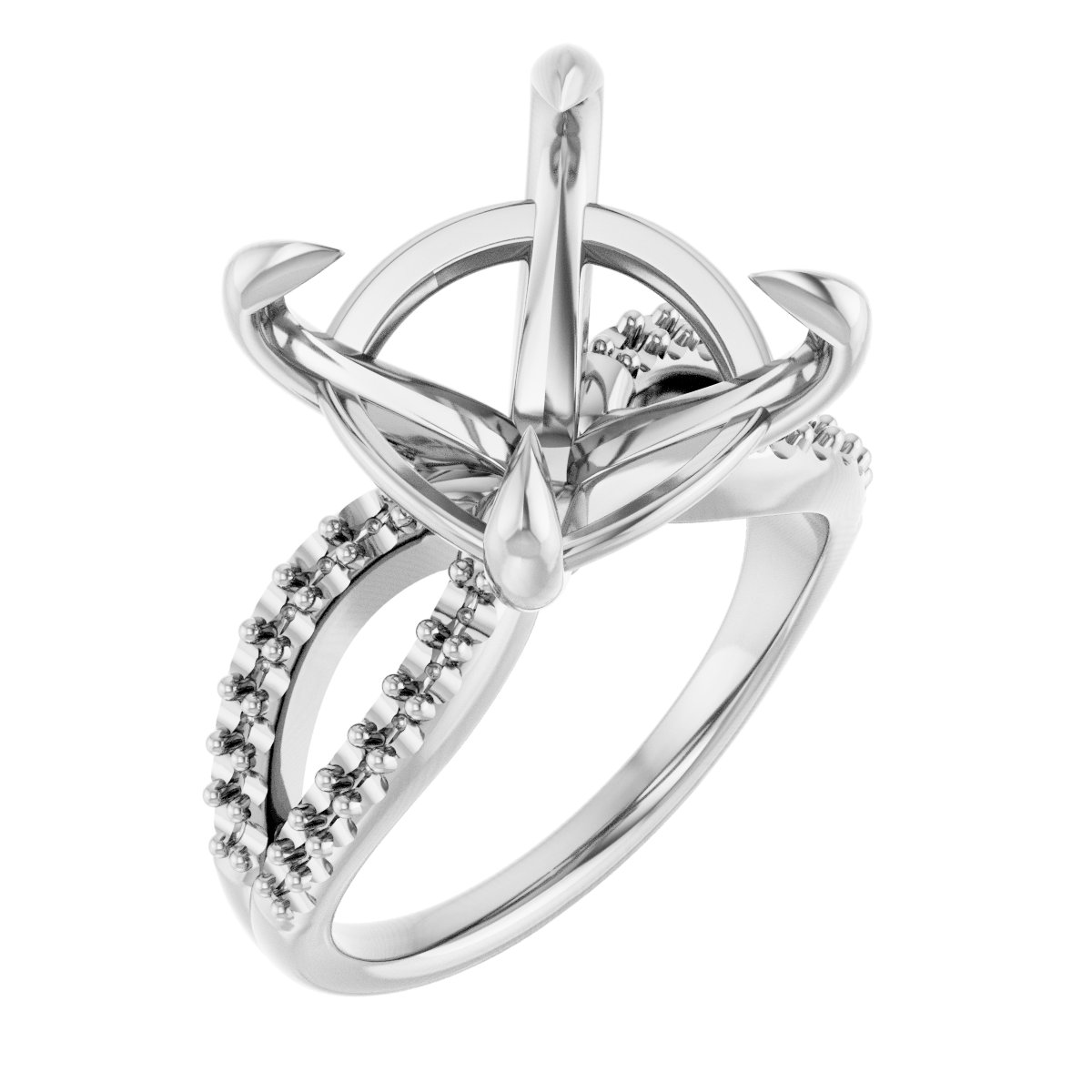 Claw-Prong Engagement Ring