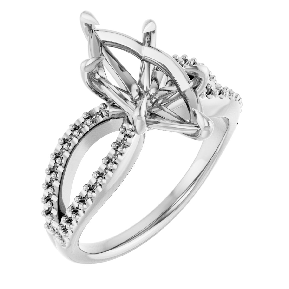 Claw-Prong Engagement Ring