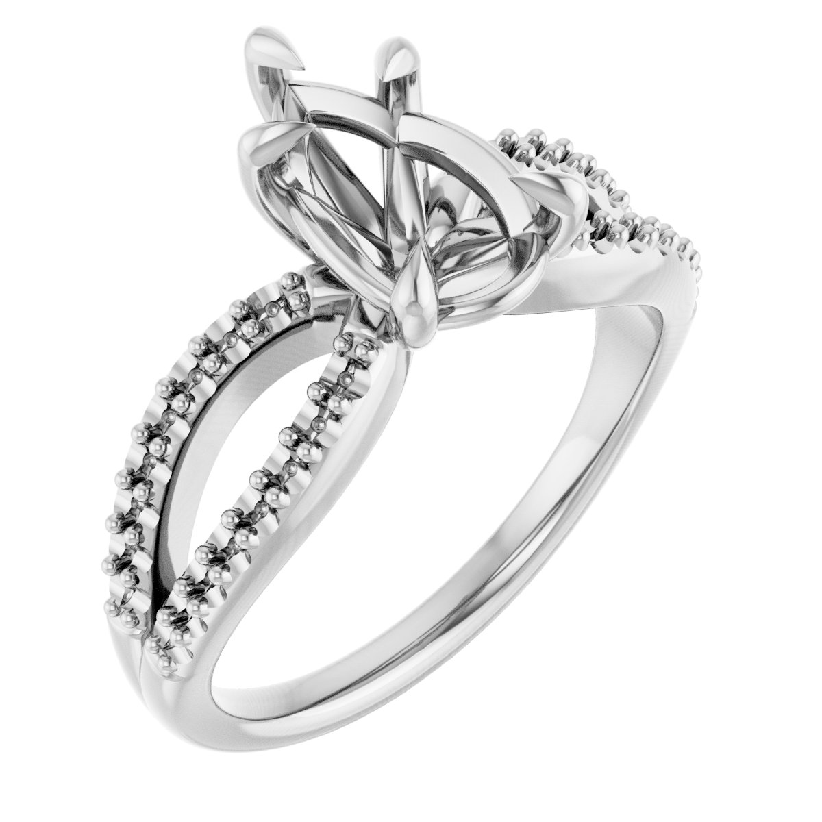 Claw-Prong Engagement Ring