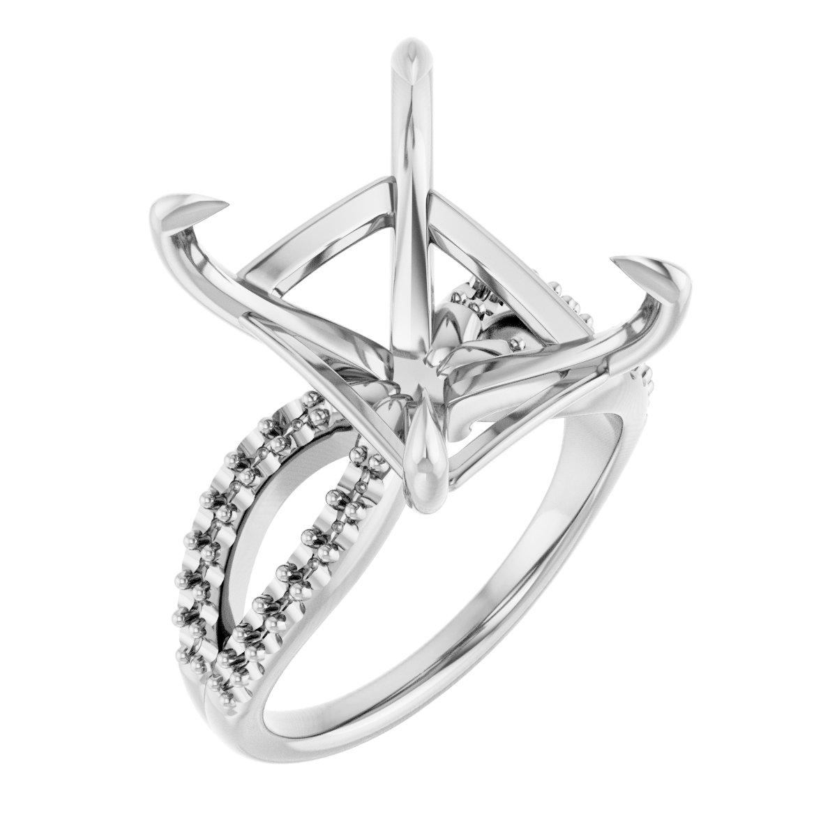 Claw-Prong Engagement Ring