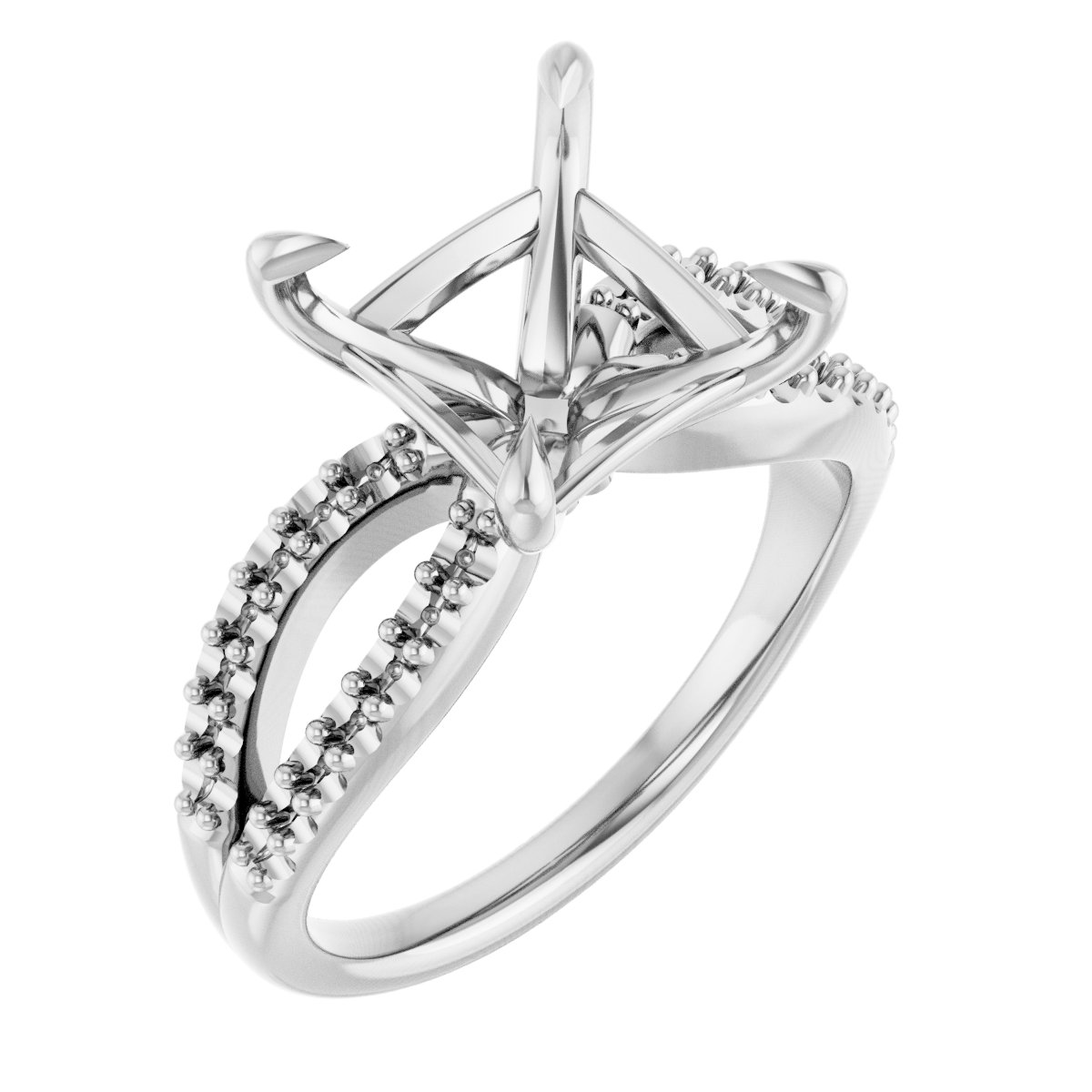 Claw-Prong Engagement Ring