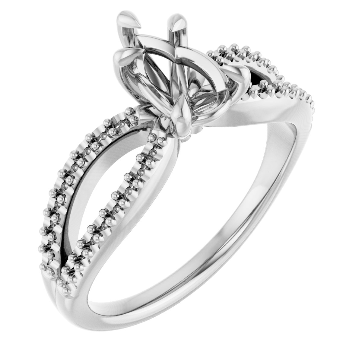 Claw-Prong Engagement Ring
