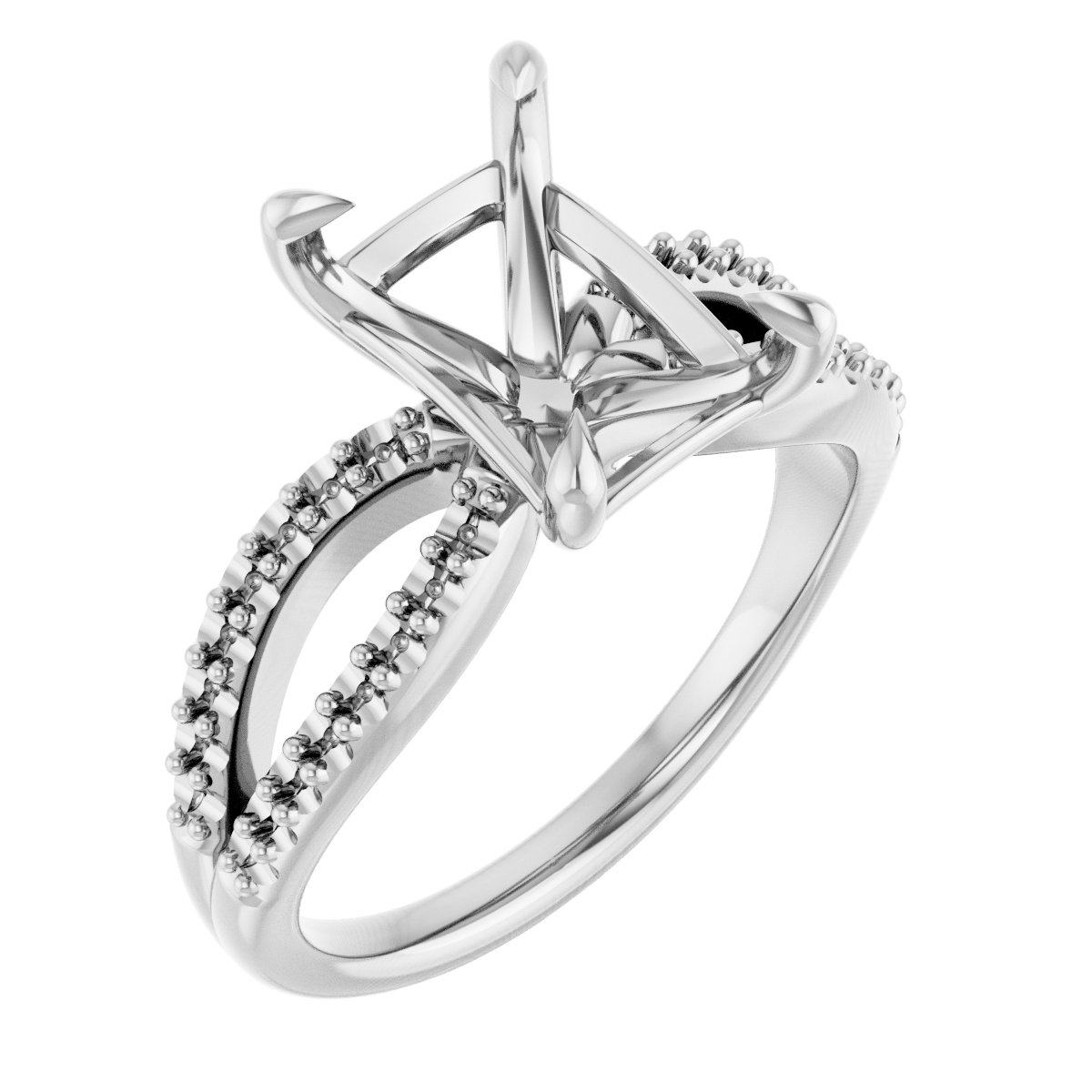 Claw-Prong Engagement Ring