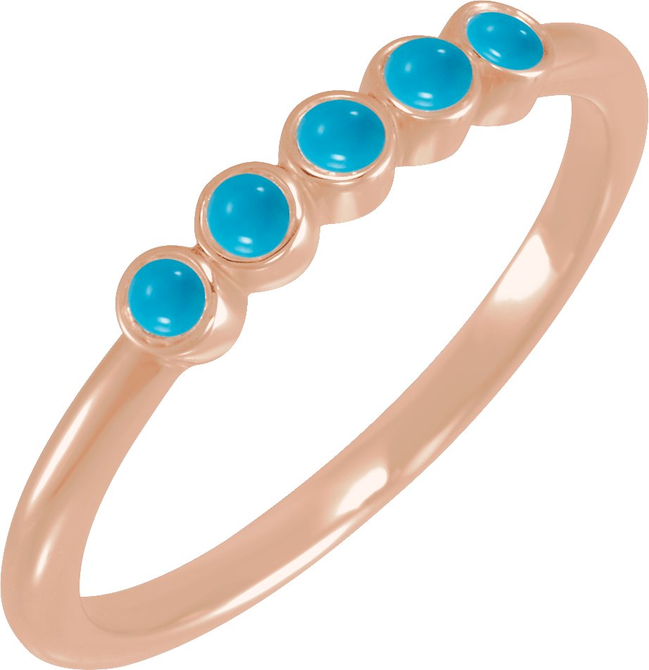 Rose-Cut Stackable Ring