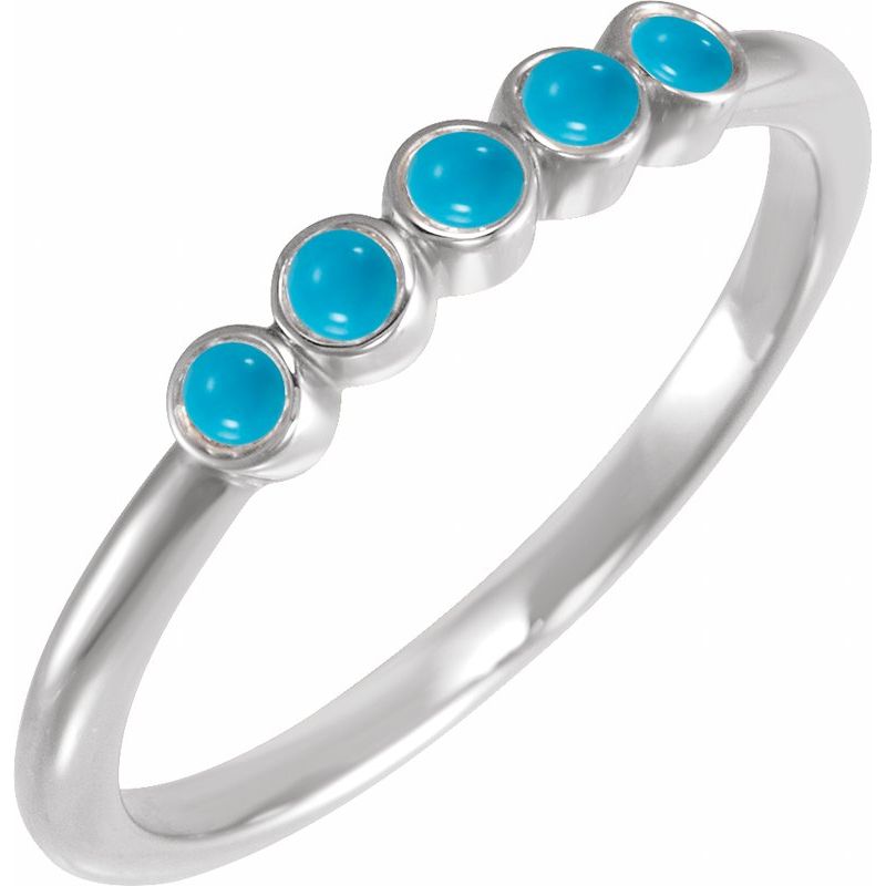 Rose-Cut Stackable Ring