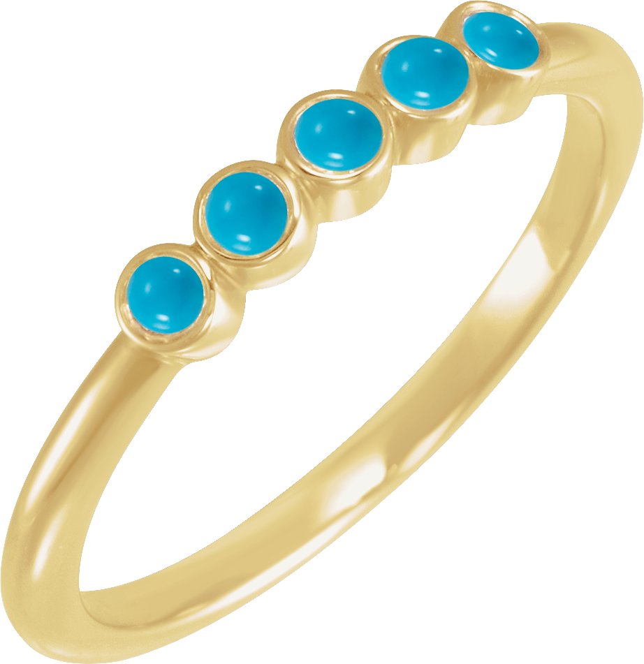 Rose-Cut Stackable Ring
