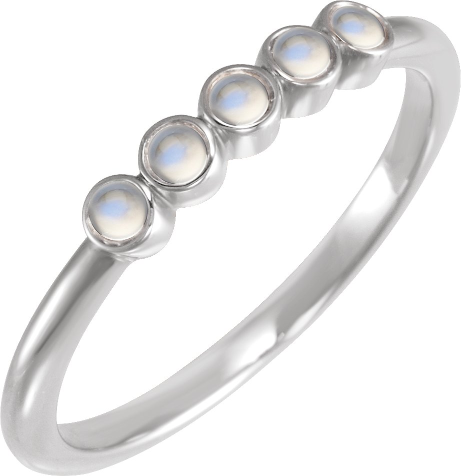 Rose-Cut Stackable Ring