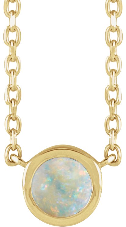 Rose-Cut Bezel-Set Necklace or Center