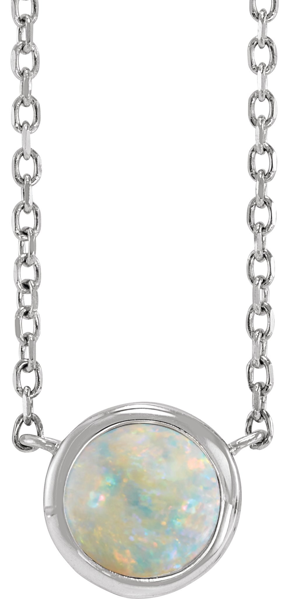 Rose-Cut Bezel-Set Necklace or Center