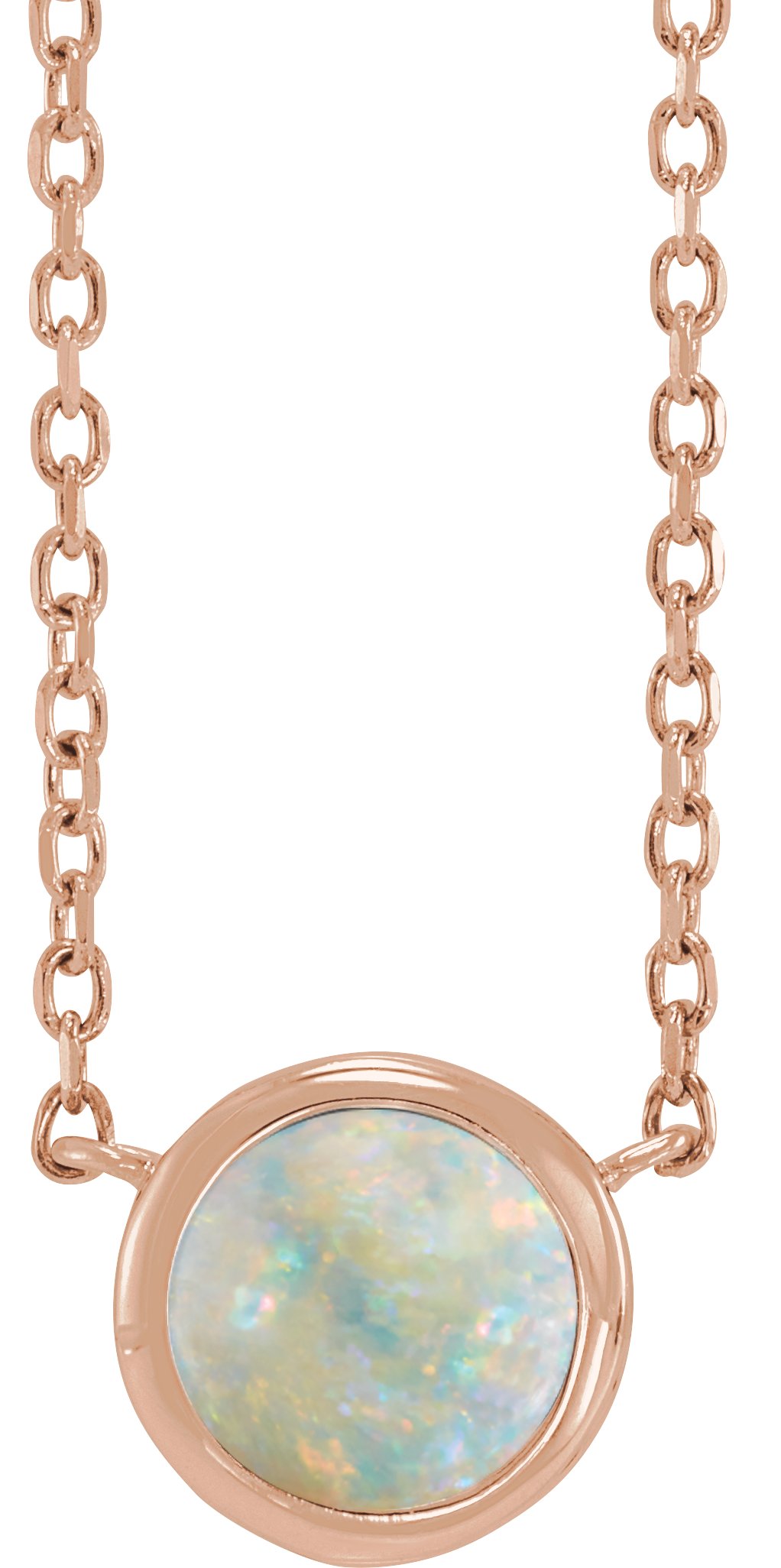 Rose-Cut Bezel-Set Necklace or Center