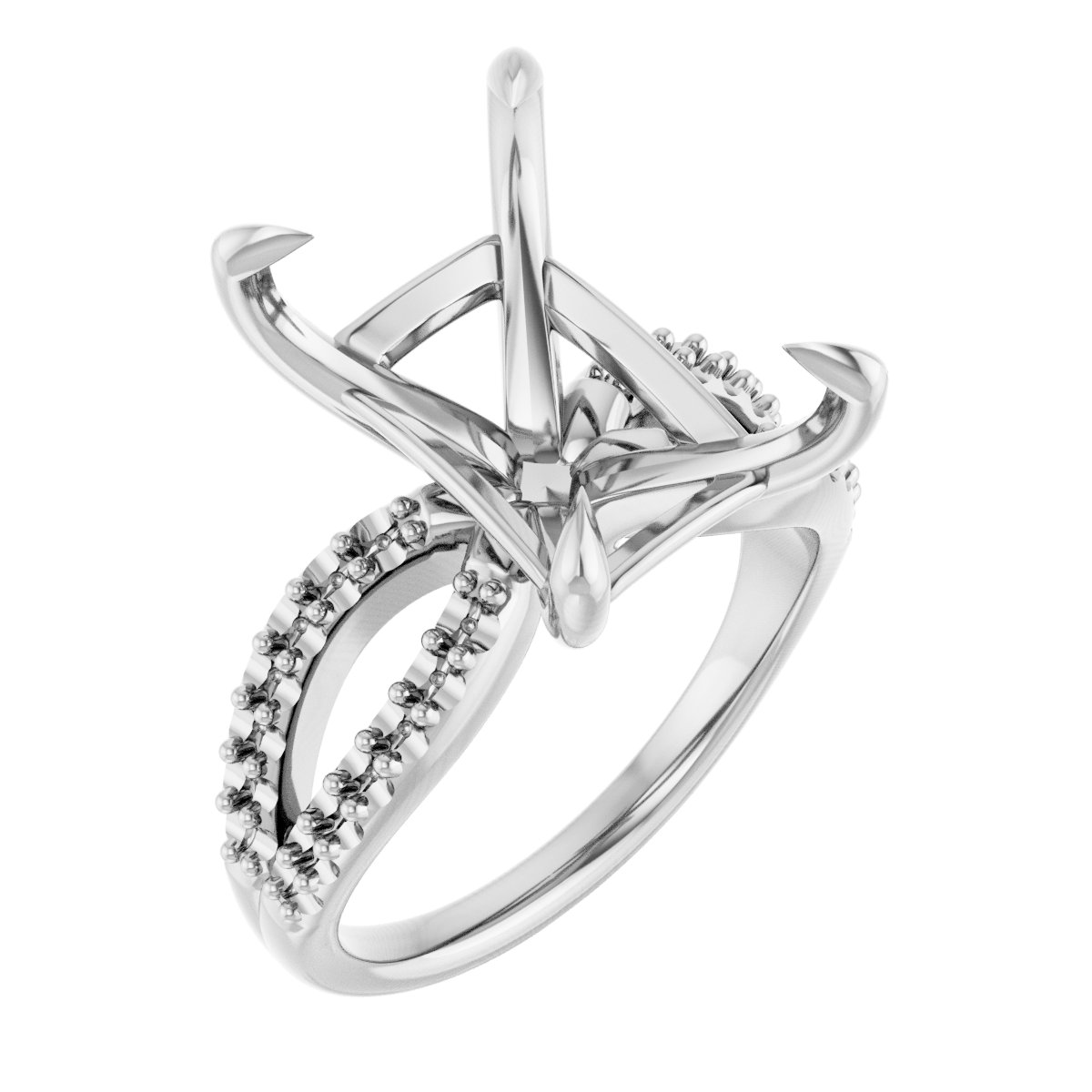 Claw-Prong Engagement Ring