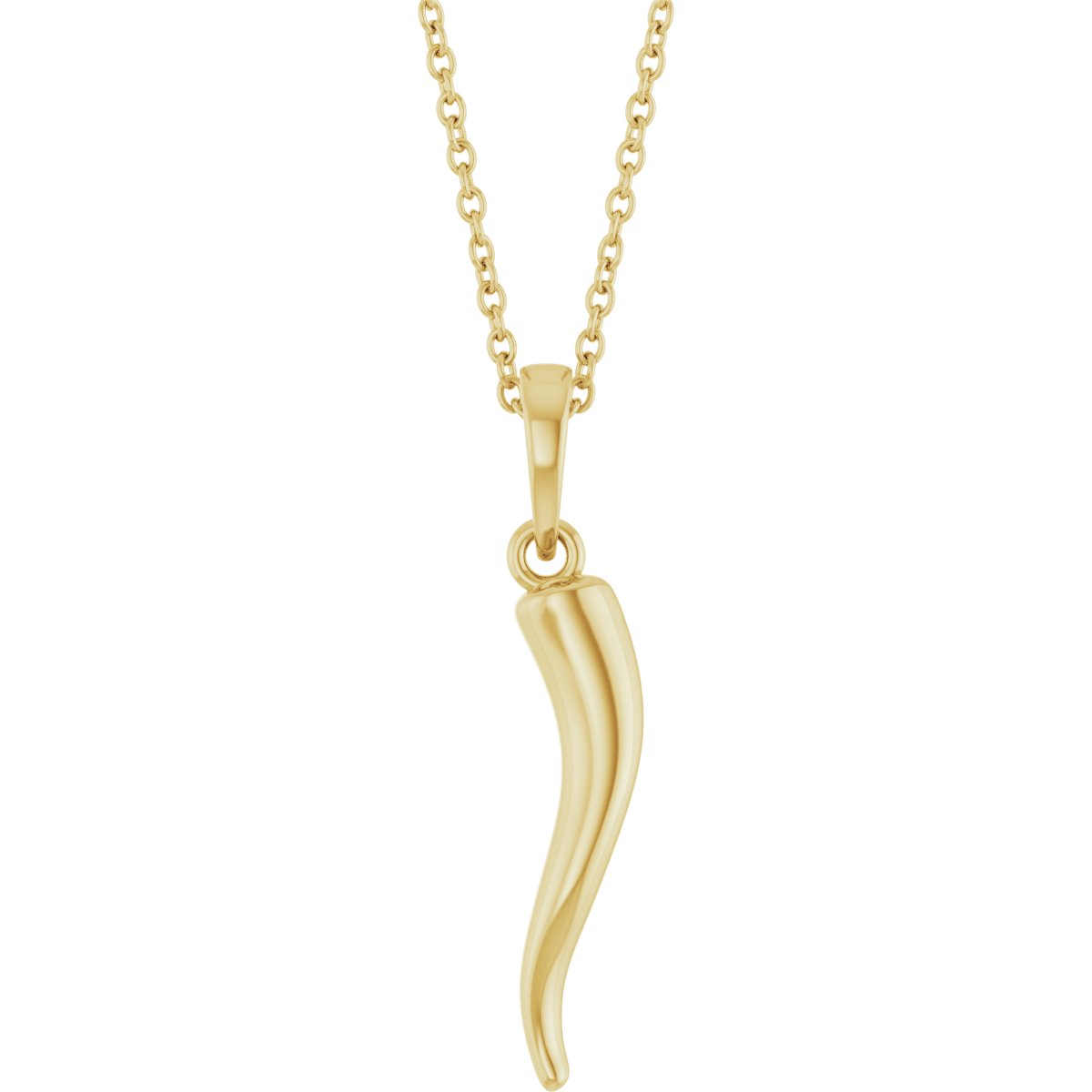 Italian Horn Necklace or Pendant