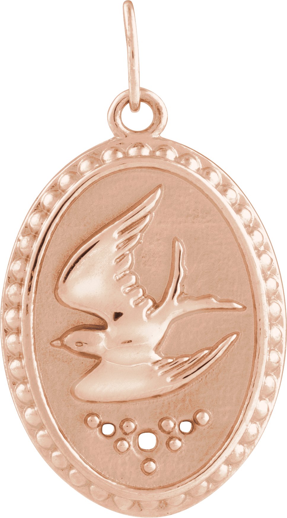 Accented Holy Spirit Dove Pendant
