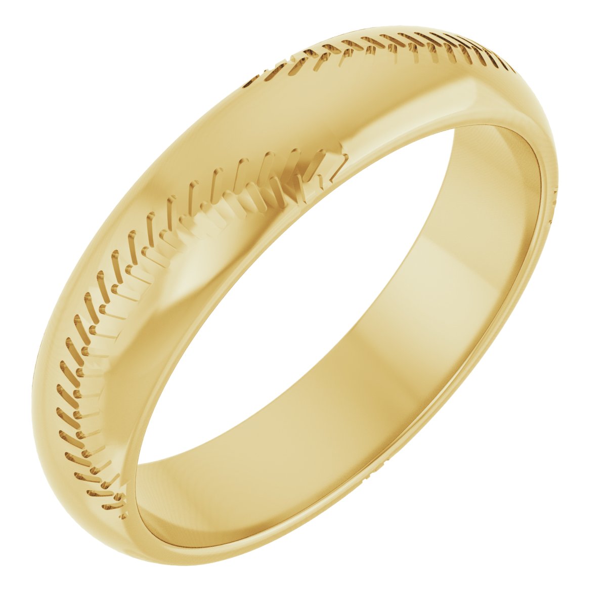 Baseball/Softball Band – 18K Yellow Gold