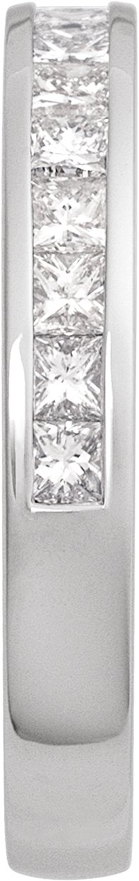 14K White 7/8 CTW Natural Diamond Channel-Set Band-3