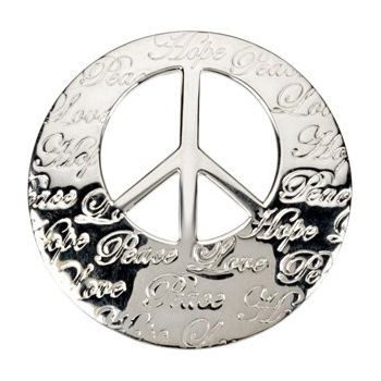 Sterling Silver Hope, Life, Peace, Love Pendant Ref. 2724146