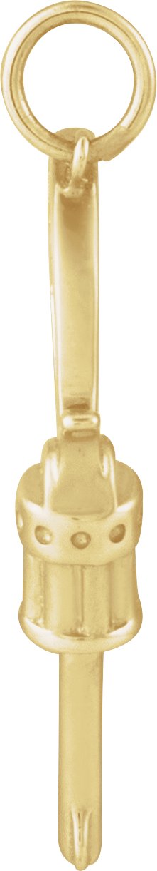 Alternative view of Accented Revolver Pendant