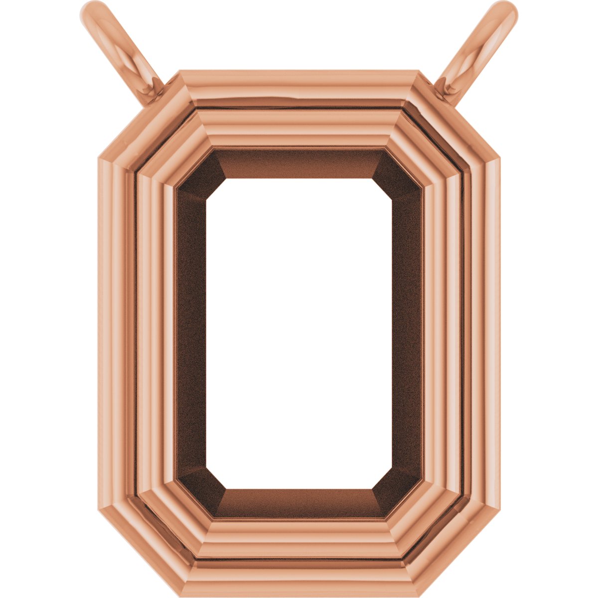 Round Bezel-Set Necklace or Center