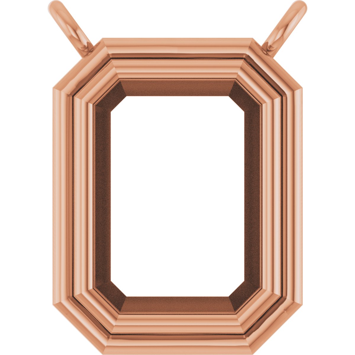 Round Bezel-Set Necklace or Center