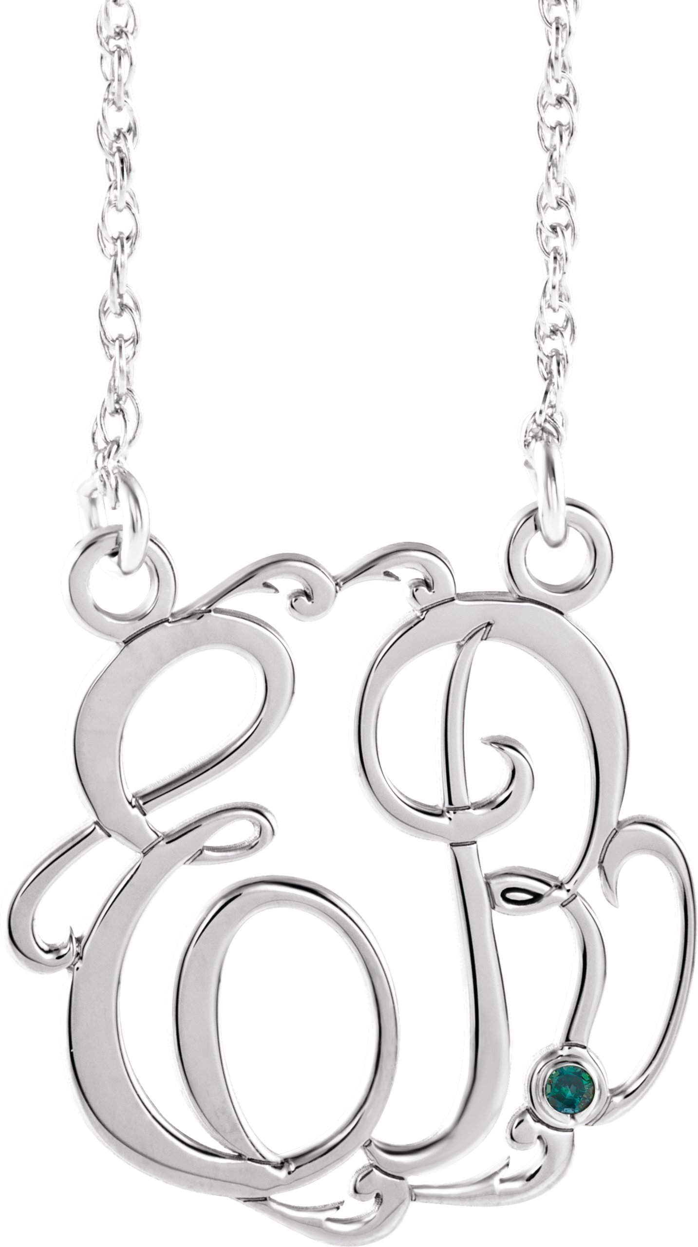 Script Monogram Necklace