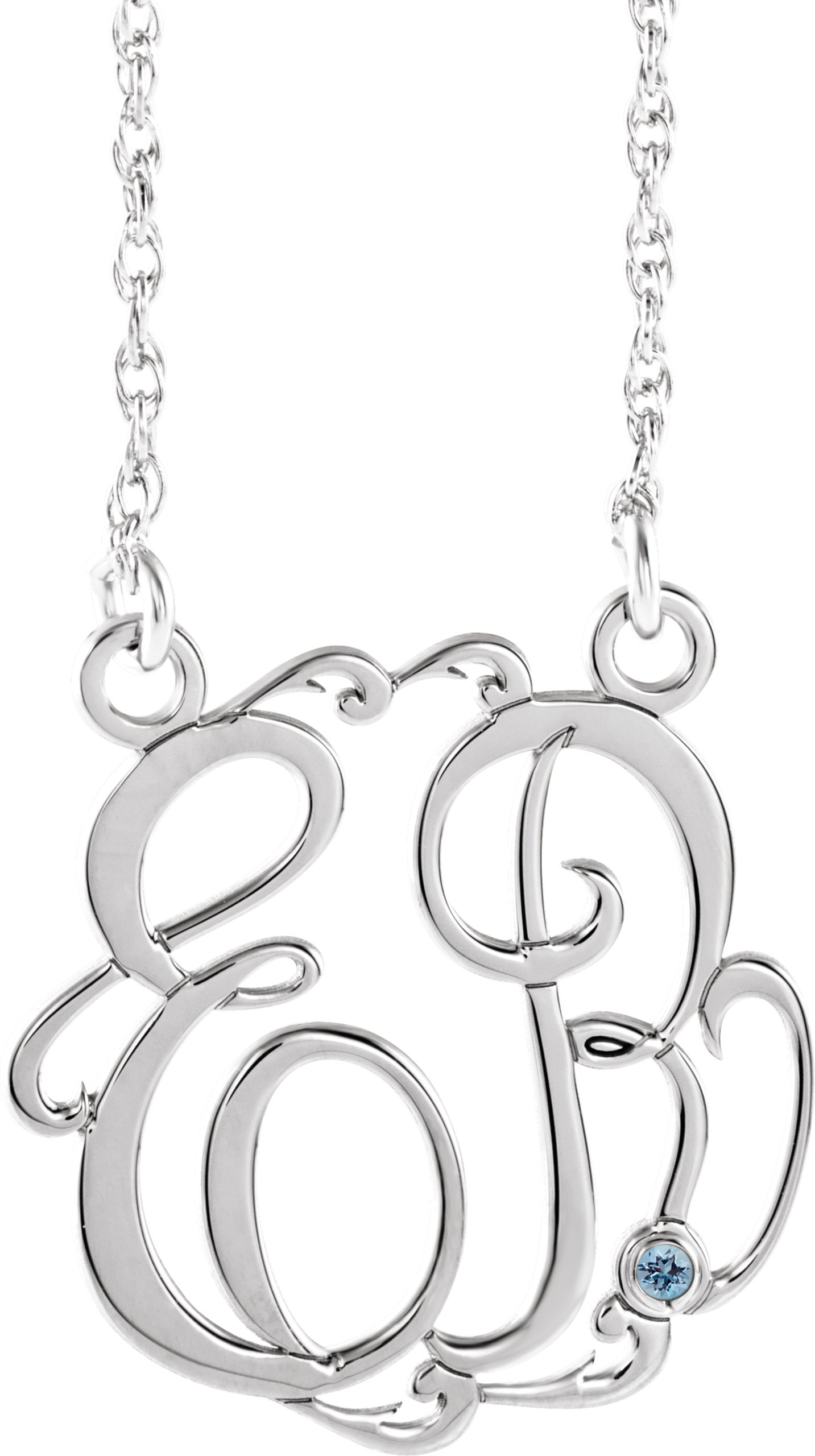 Script Monogram Necklace