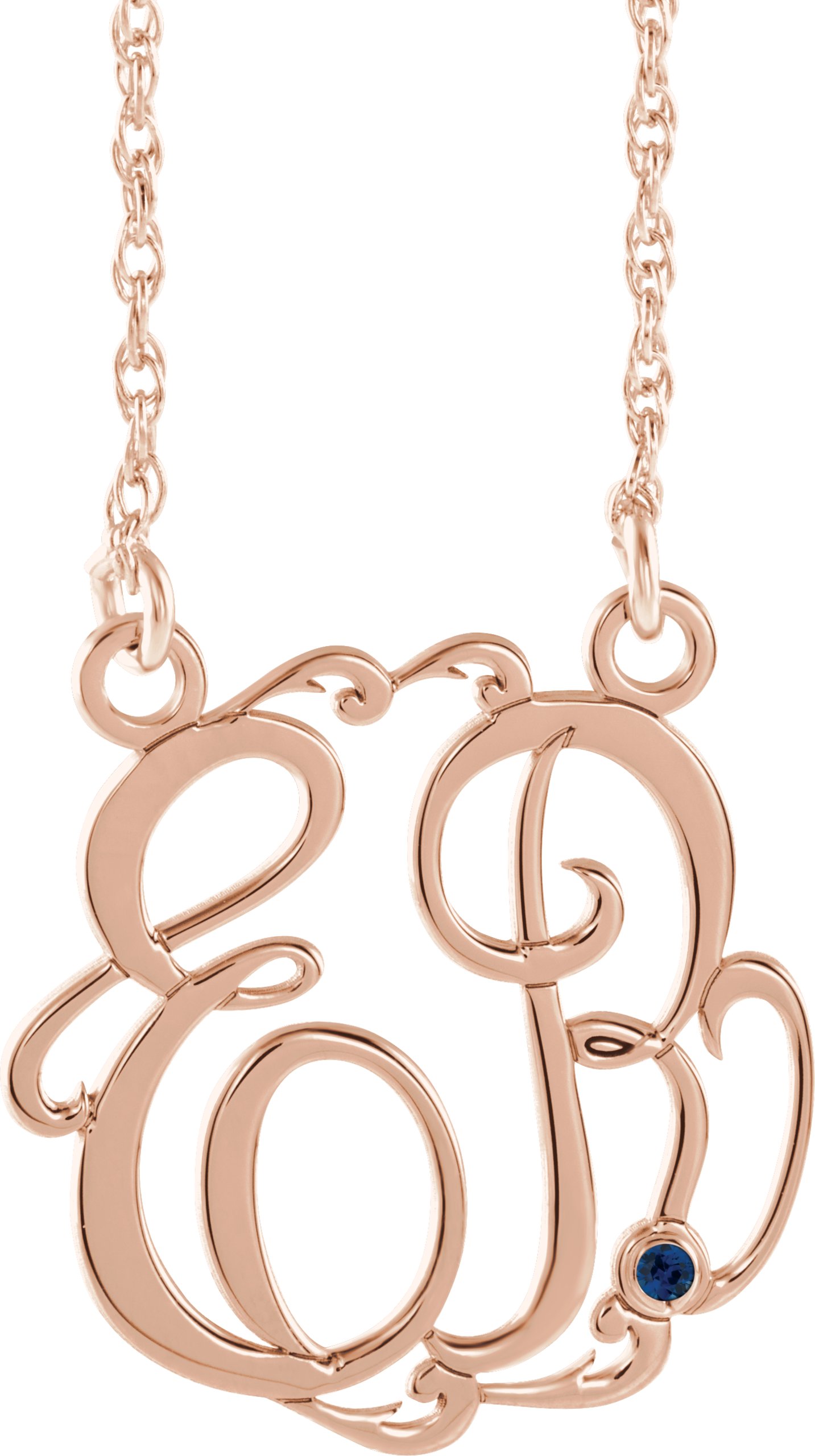 Script Monogram Necklace