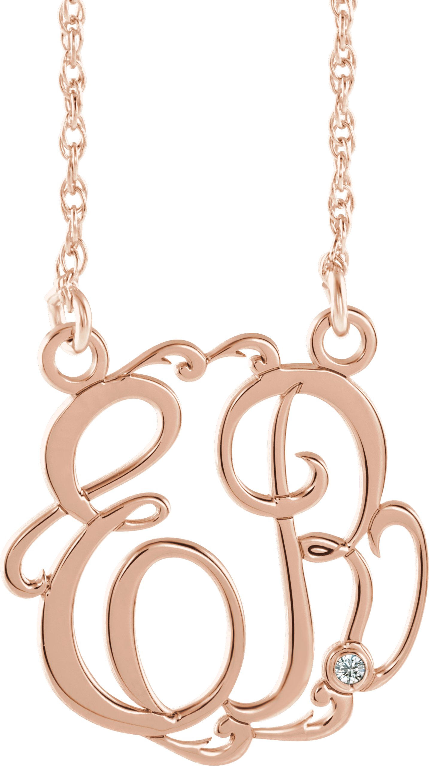 Script Monogram Necklace
