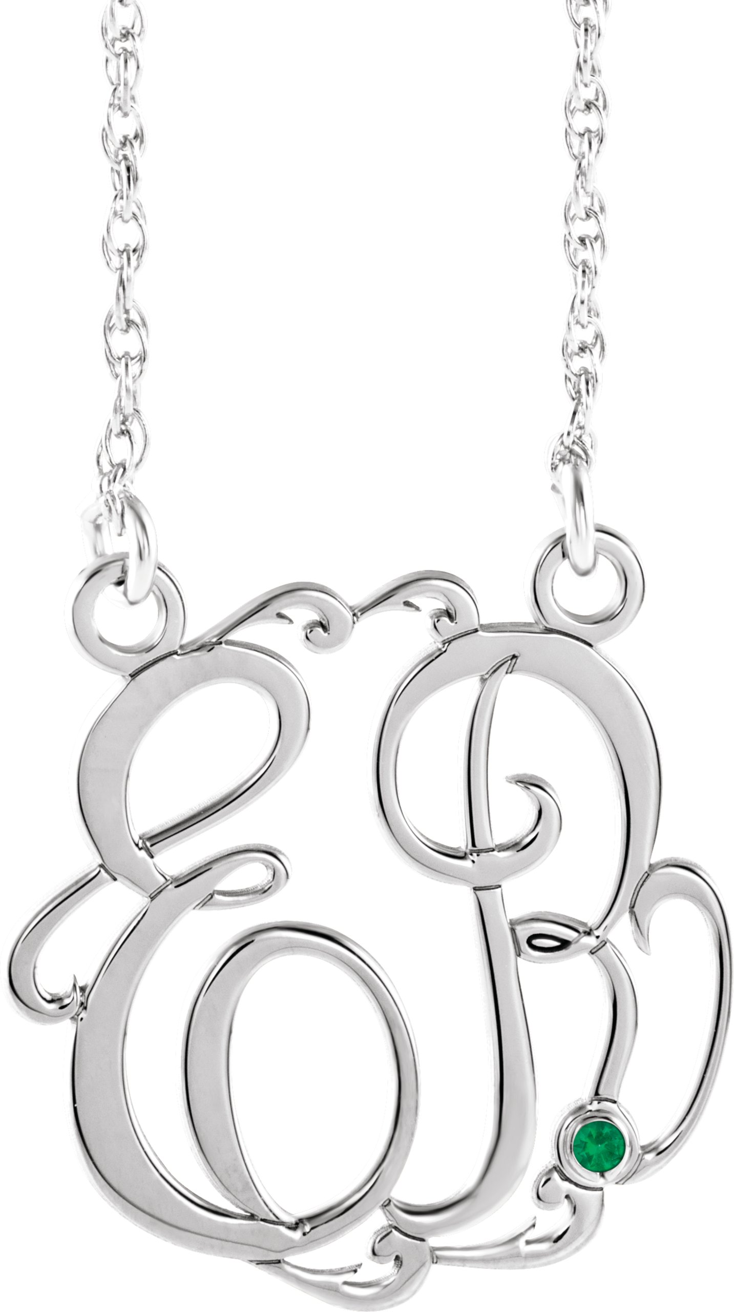 Script Monogram Necklace