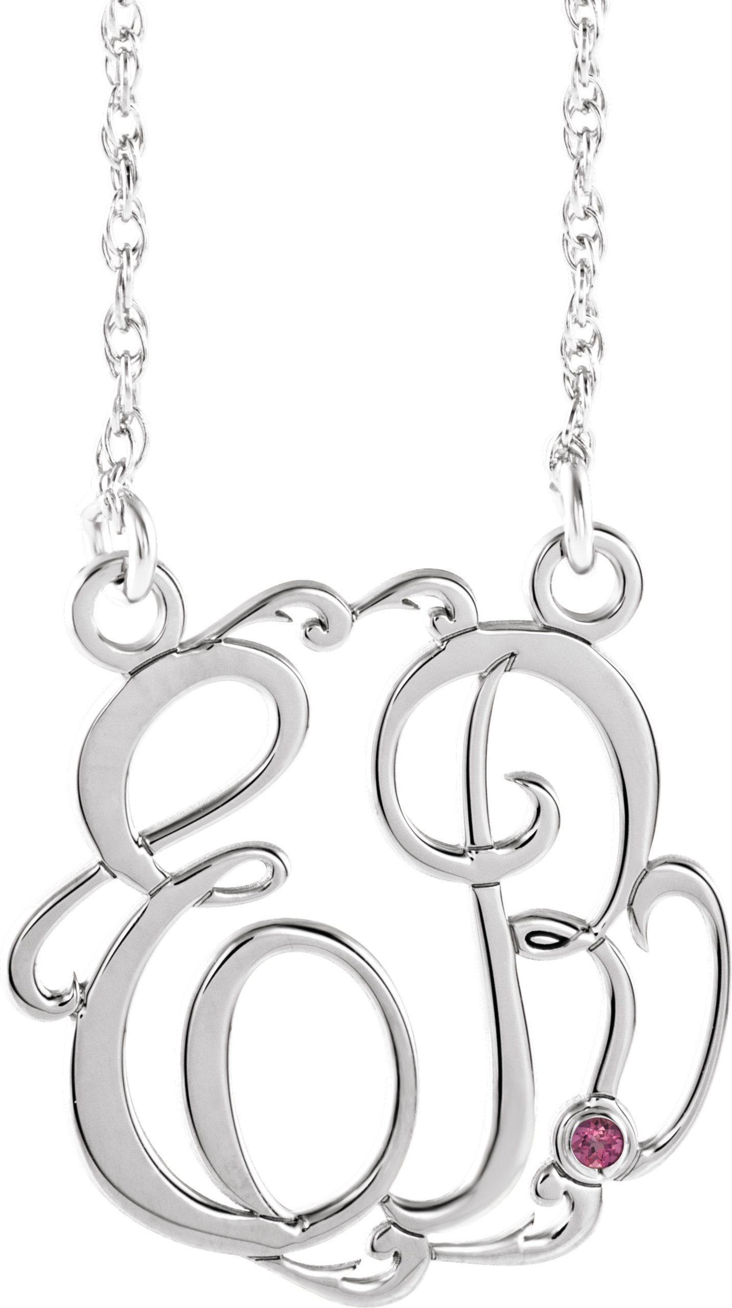 Script Monogram Necklace