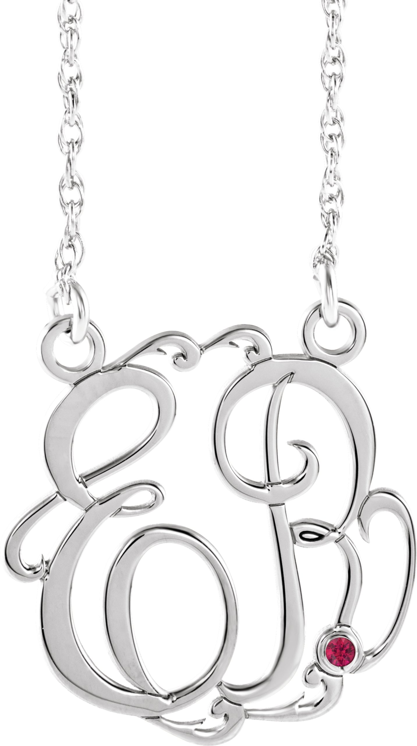 Script Monogram Necklace