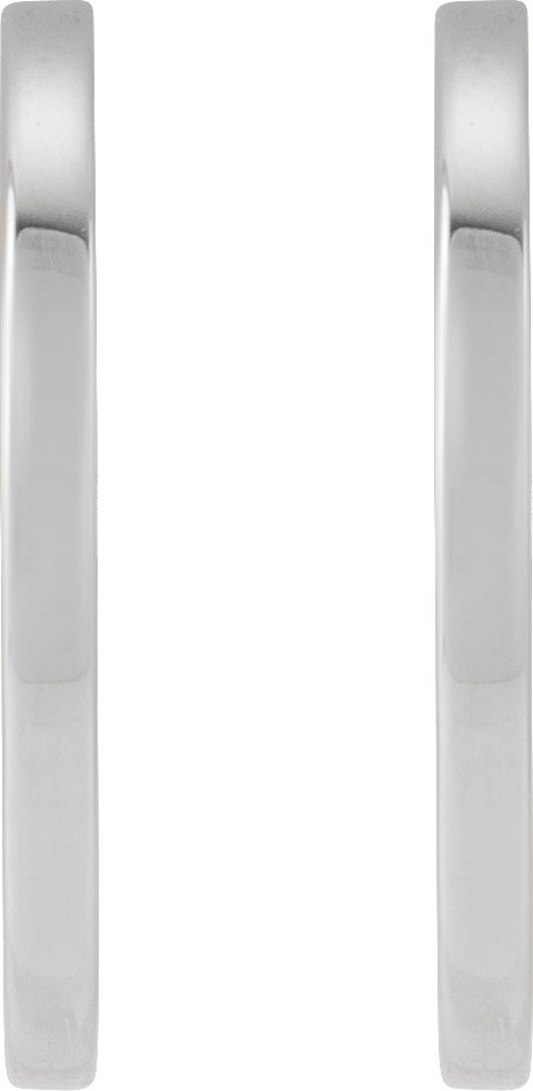 Alternative view of Geometric Hoop Earrings