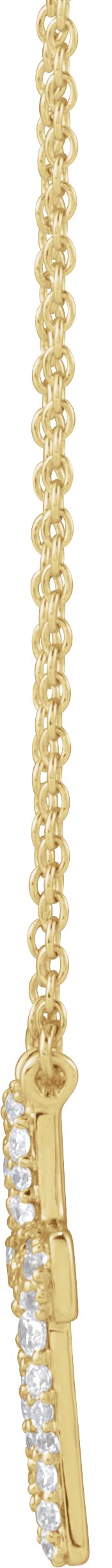 Alternative view of Accented Cross Necklace or Center