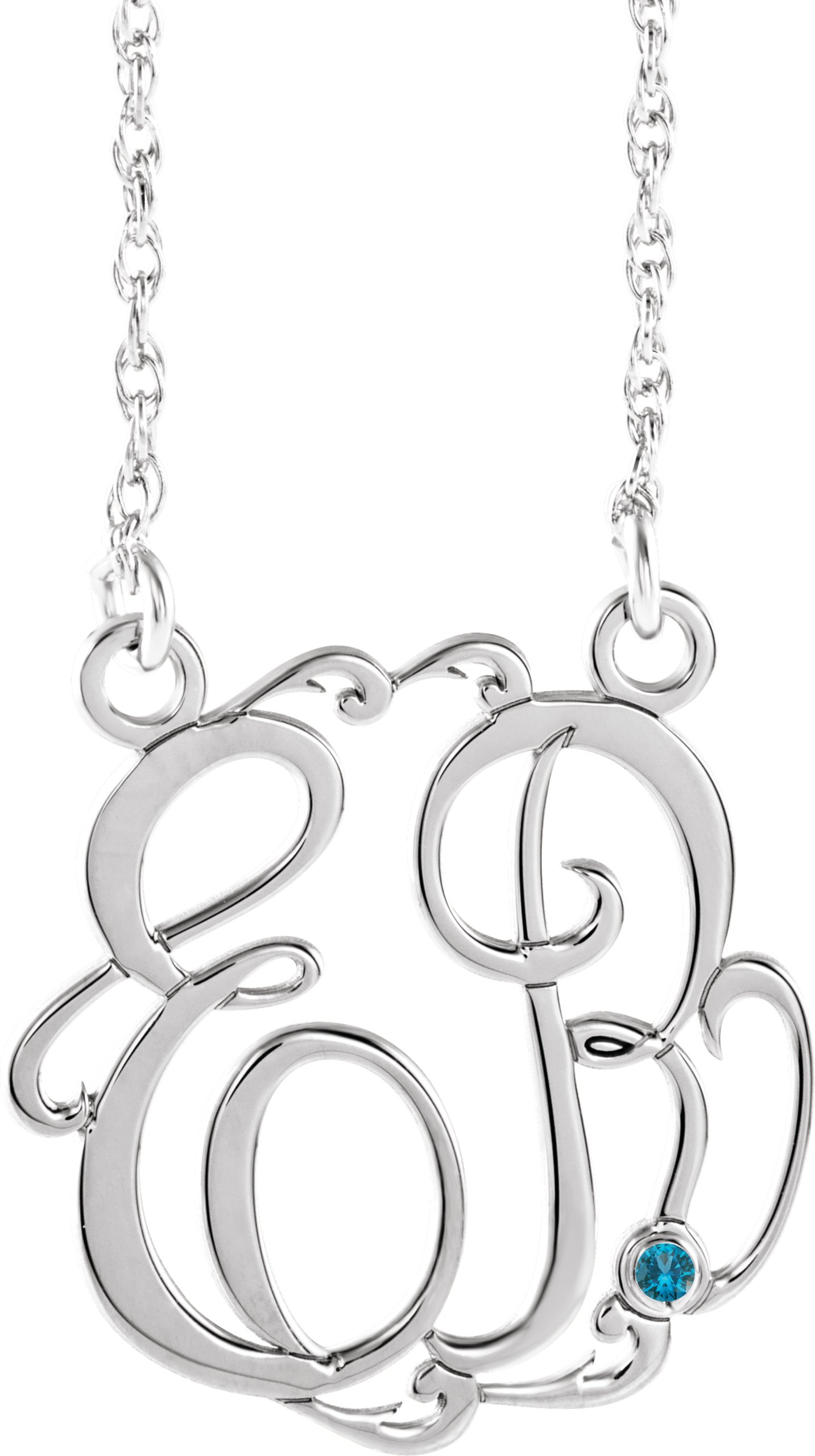Script Monogram Necklace