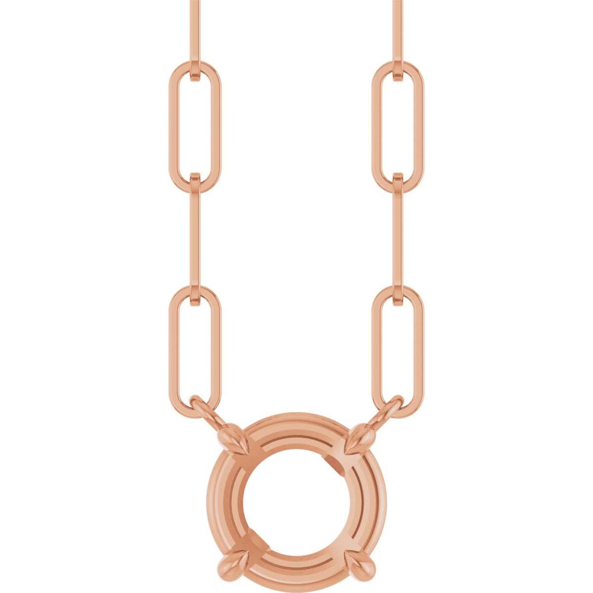 Solitaire Claw-Prong Necklace