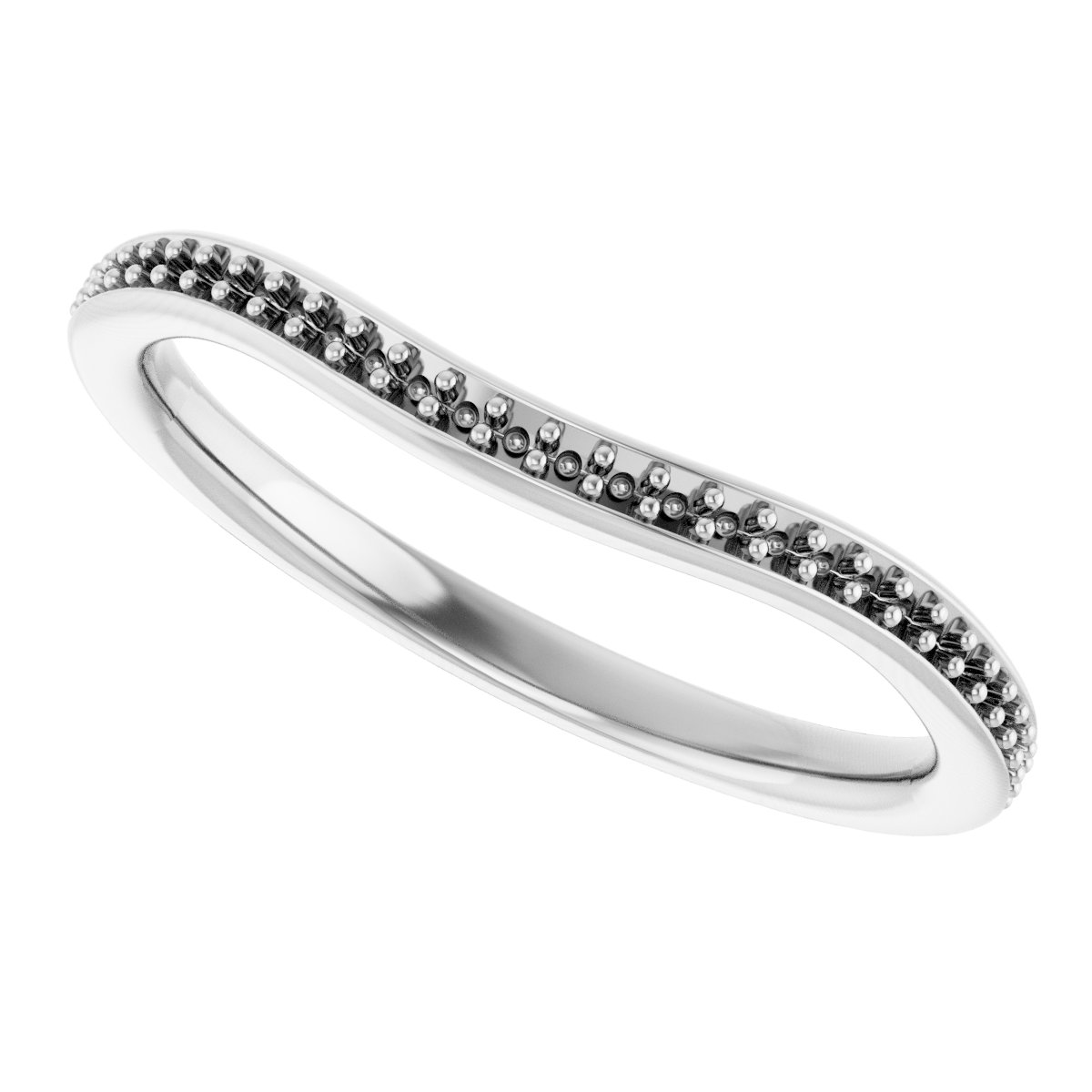 Band Mounting for 6.5 mm Round Ring view 5