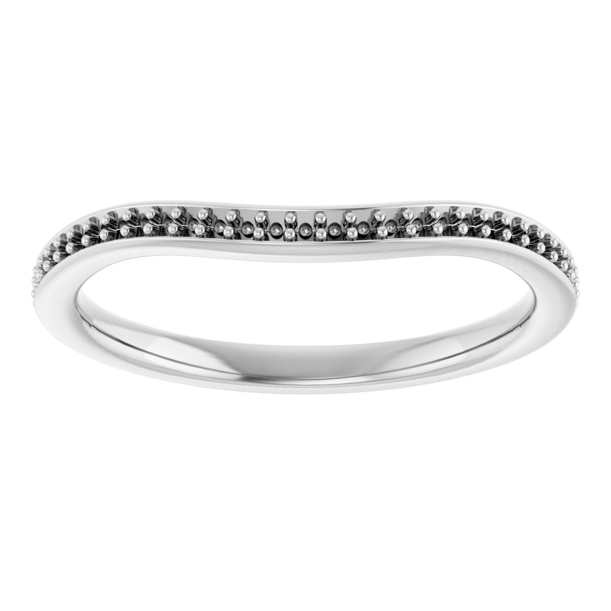 Band Mounting for 6.5 mm Round Ring view 3