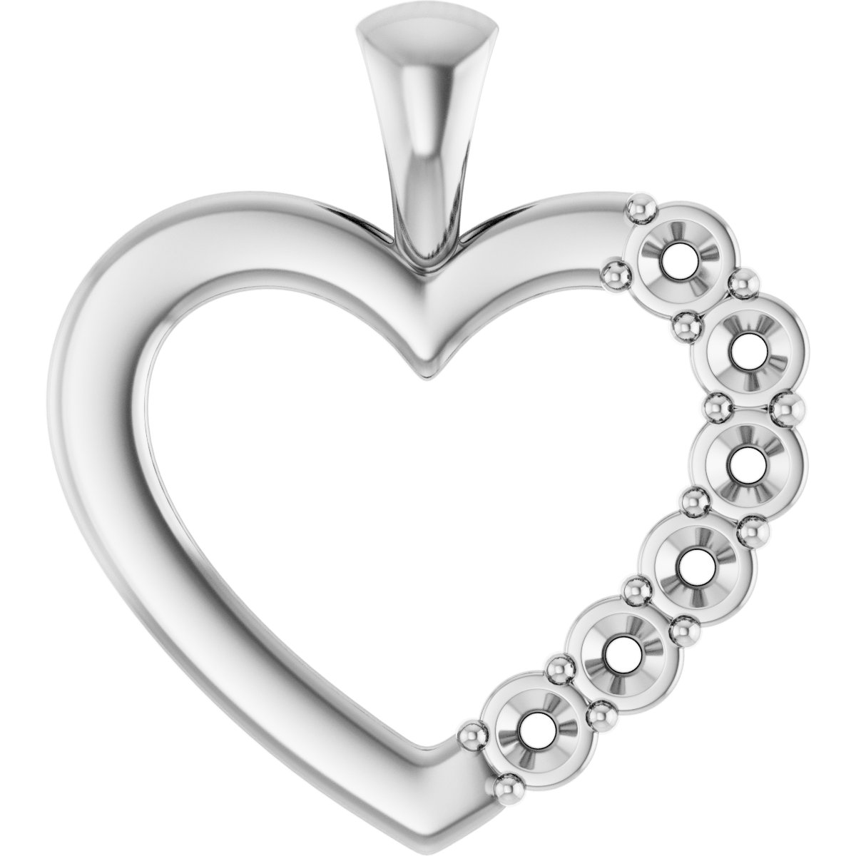 Family Heart Necklace or Pendant