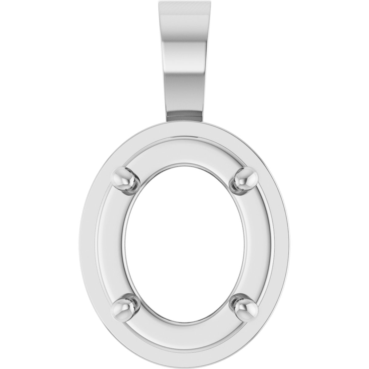 Solitaire Bezel-Style Pendant
