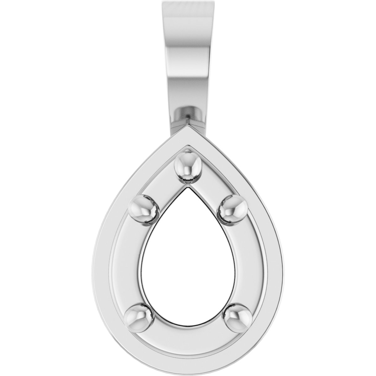 Solitaire Bezel-Style Pendant